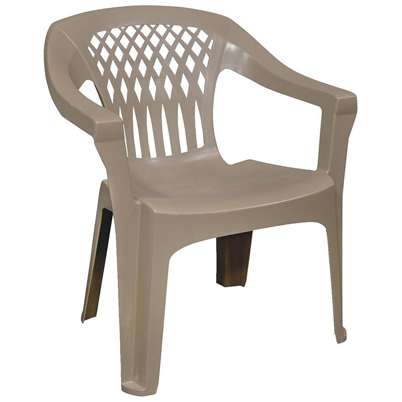 Adams Big Easy Stack Chair-Sk28-Gray