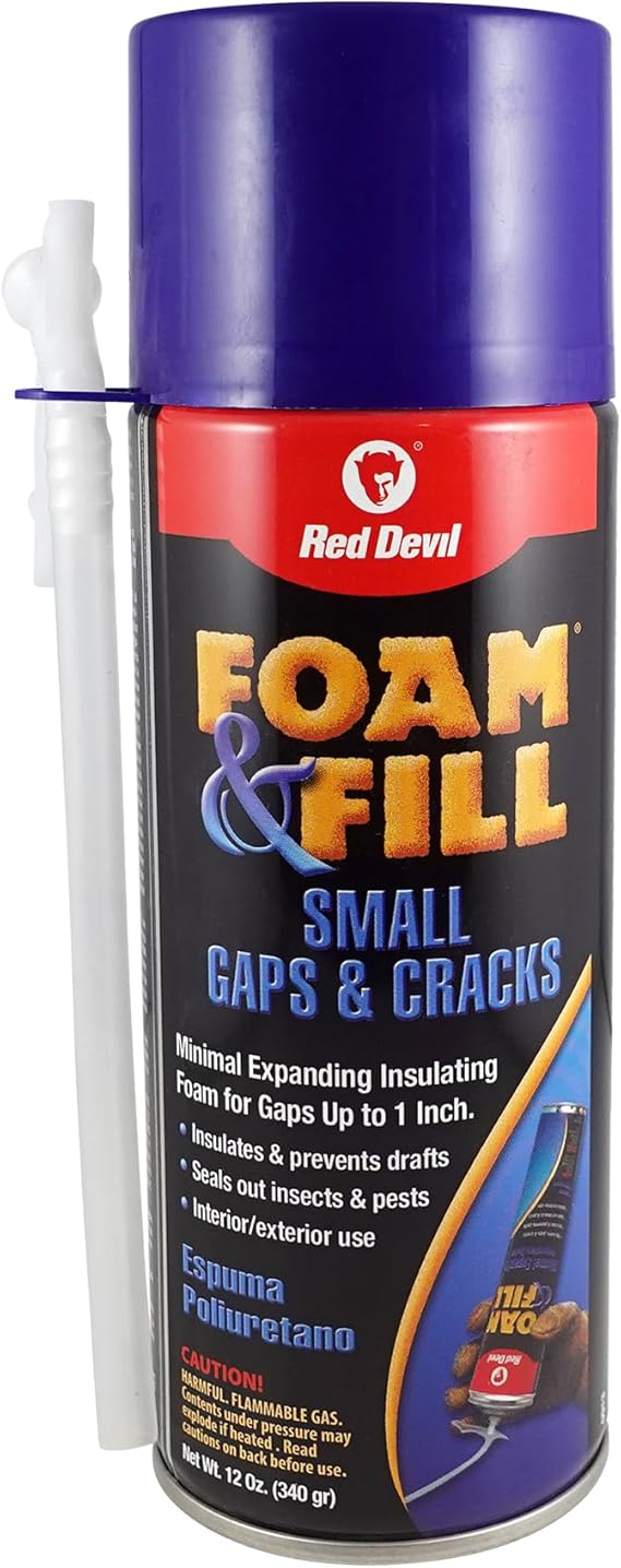 Red Devil Minimal Expanding Foam 12oz-White