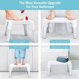 Multi-Purpose Bathroom Stool - White