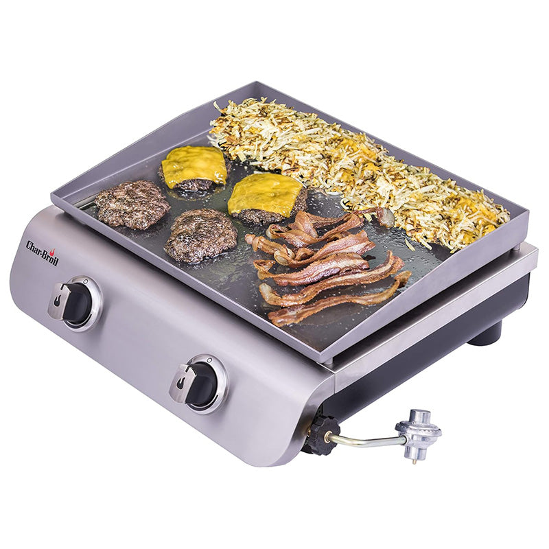 2-burner Tabletop gas griddle