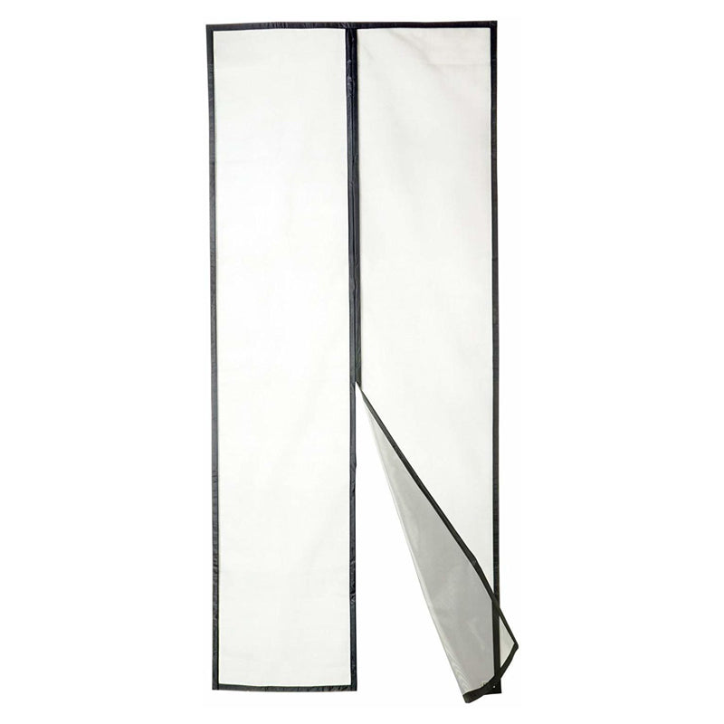 Magnetic Screen Door - Black - White