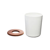 Idesign Eco Vanity Waste Can-White