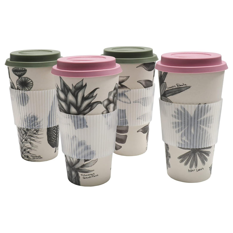 Chef Craft Bamboo Fiber Travel Mug 22 Oz-Multicolor