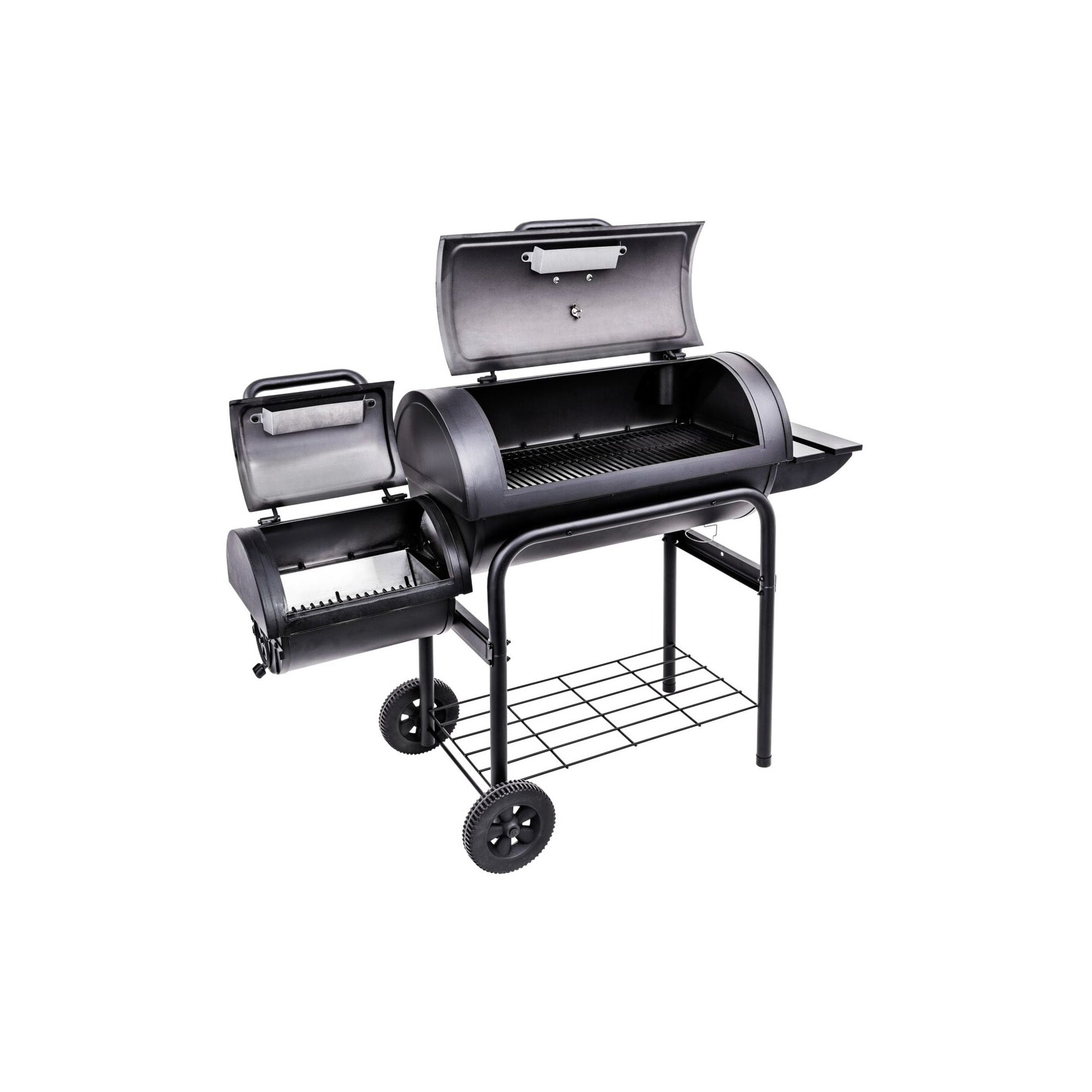 American Gourmet Offset Smoker, Black,