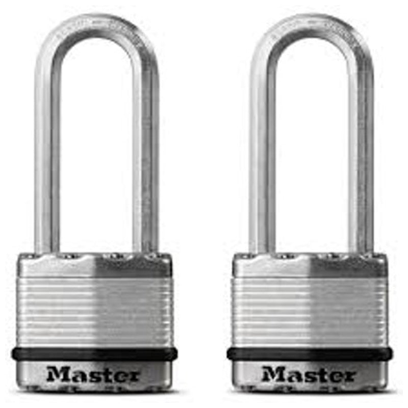 Master 1-3/4" LS Laminated Padlock 2PK-Silver