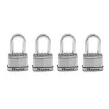Master 1-3/4" Laminated Padlock 4PK-Silver