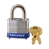 Master 1-1/8 Laminated Padlock-Silver