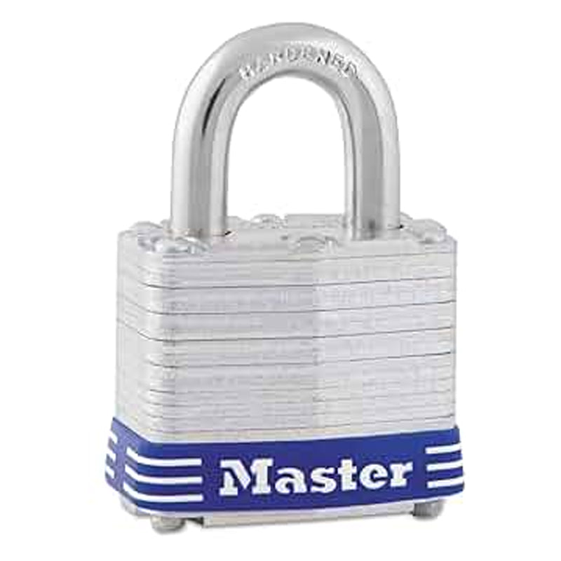 Master 1-1/2 Laminated Padlock-Silver