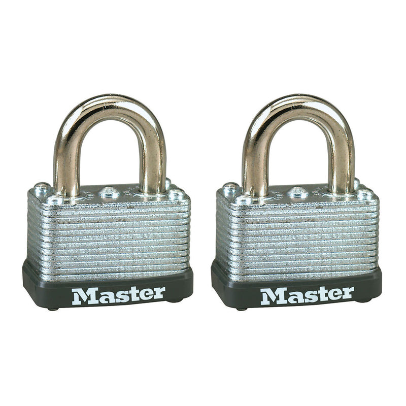Master Warded Lock 2Pk-Silver