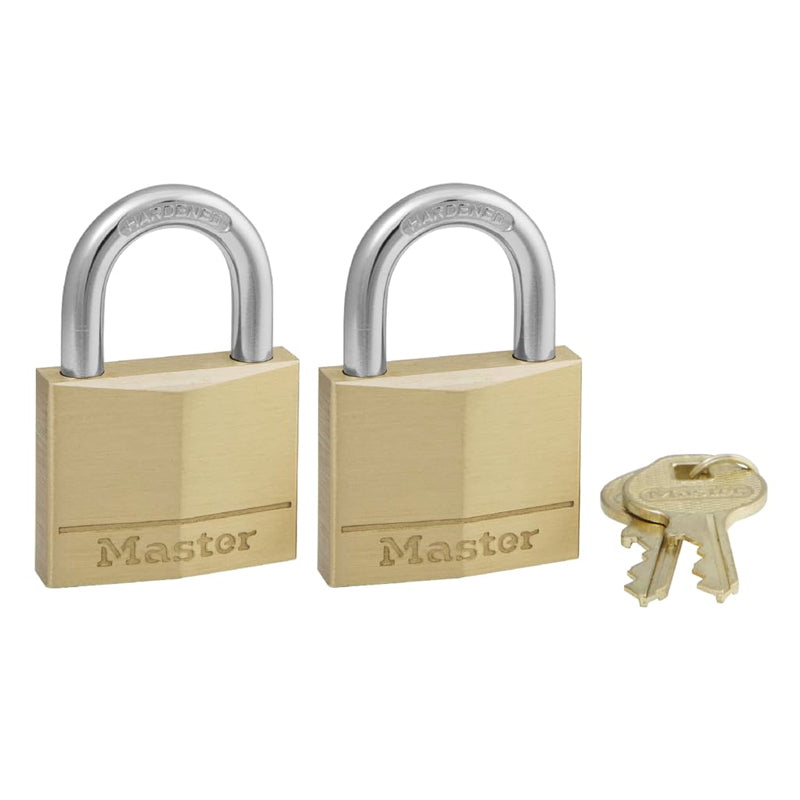 Master 1-9/16" Padlock 2PK-Gold