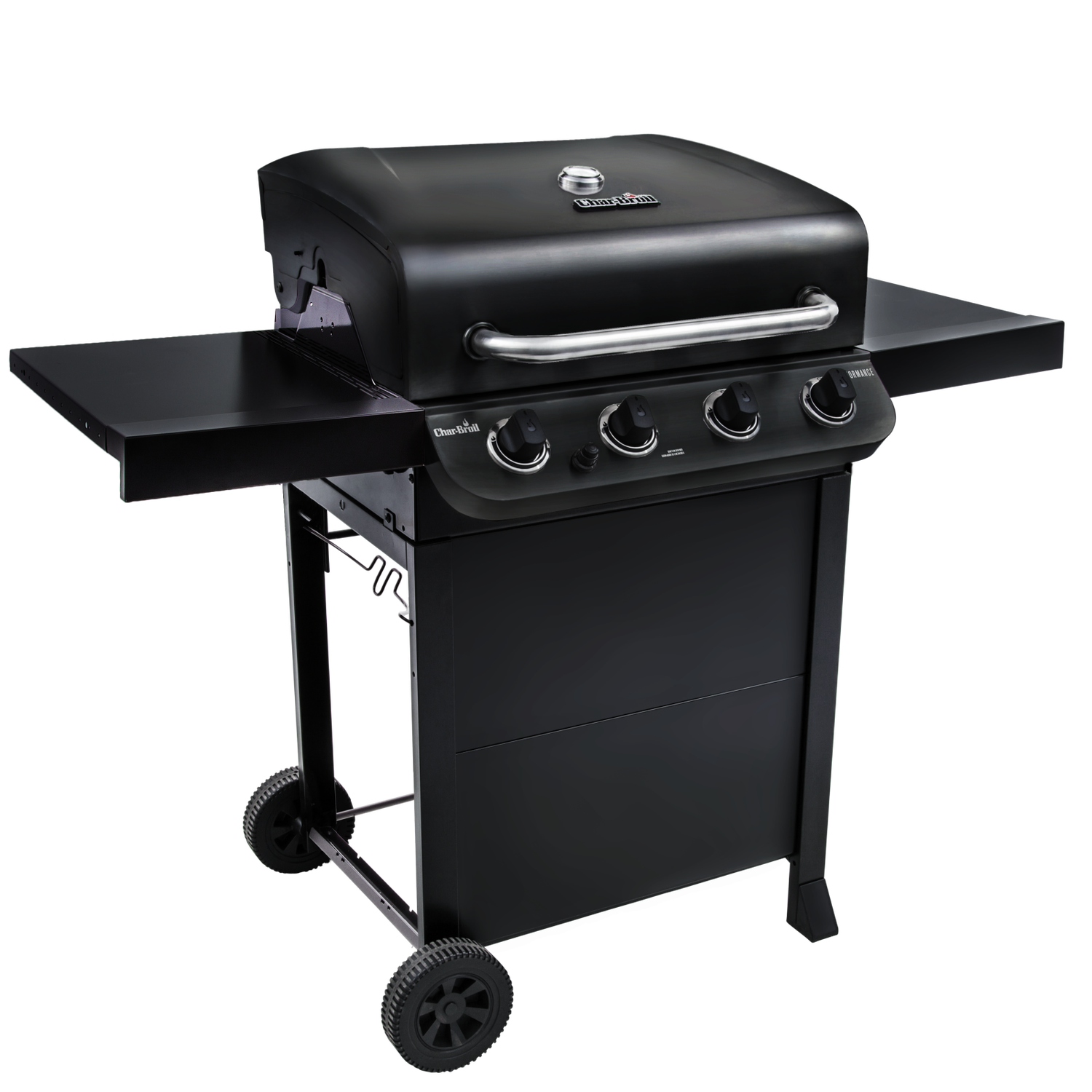 4-Burner Gas Grill , Black Color