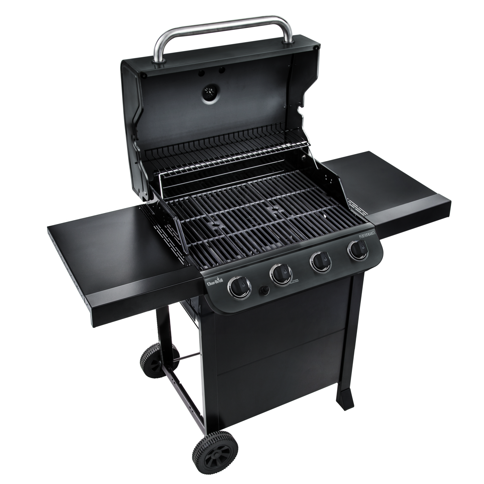 4-Burner Gas Grill , Black Color