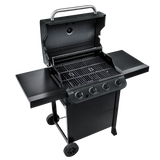 4-Burner Gas Grill , Black Color