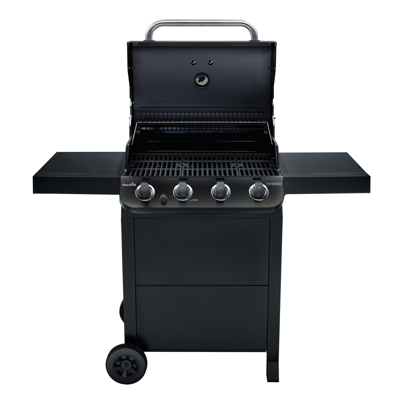 4-Burner Gas Grill , Black Color