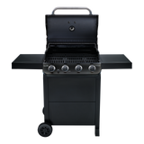 4-Burner Gas Grill , Black Color