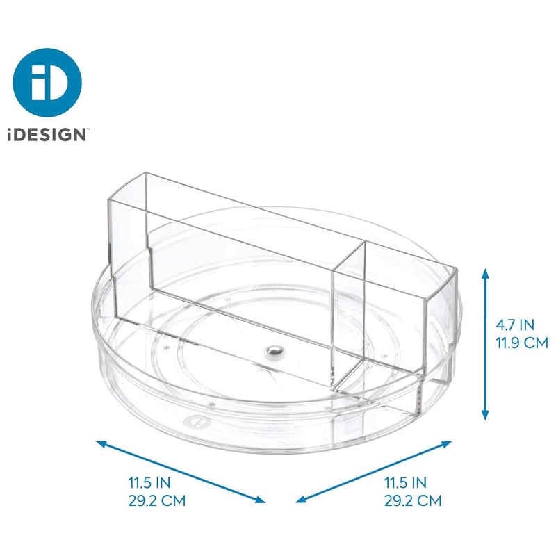 Interdesign Crisp Tableware Turntable -Clear