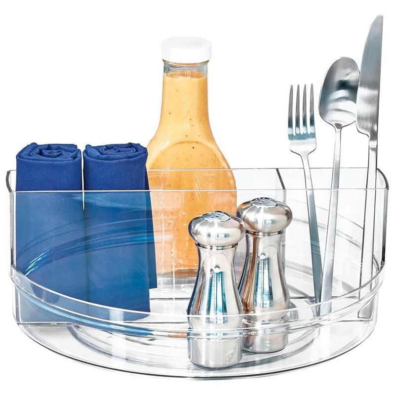 Interdesign Crisp Tableware Turntable -Clear