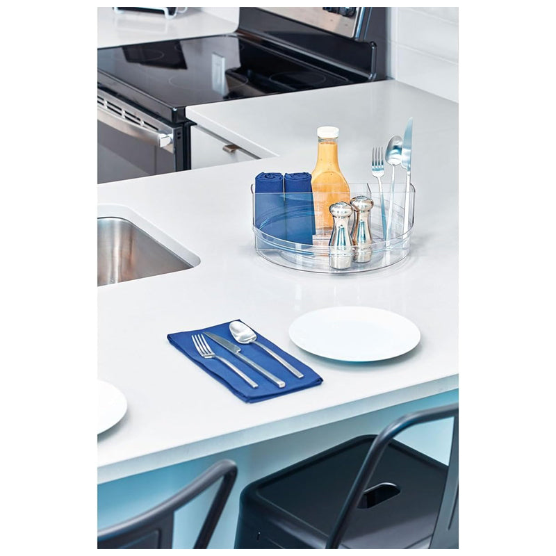 Interdesign Crisp Tableware Turntable -Clear