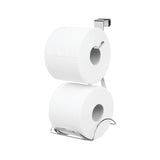 Idesign Over Tank Tissue Holder Plus -Axis- Silver