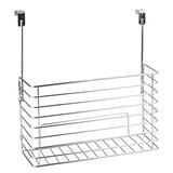 Idesign Over Cabinet Bakeware Organizer-Silver