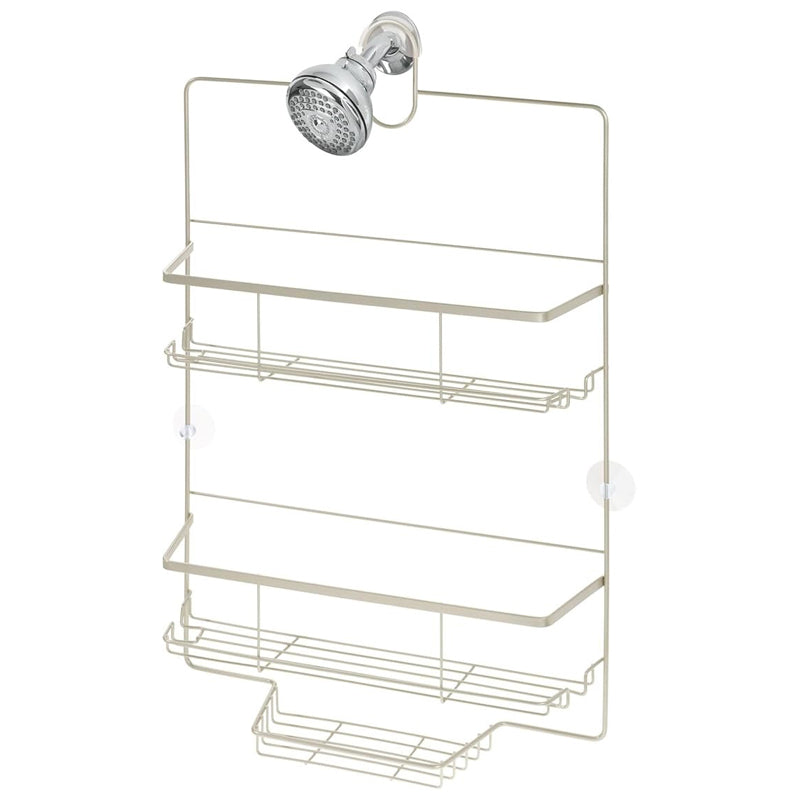 Idesign Everett Wide Shower Caddy – Satin-Silver