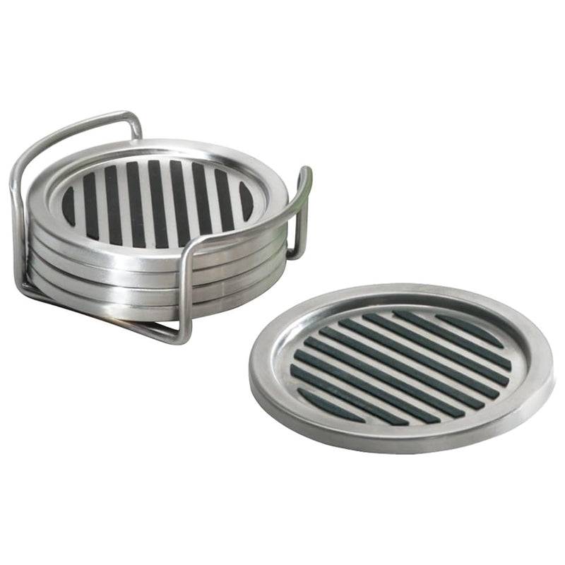 Inter Design Turn-N-Lock Suction Basket-Silver