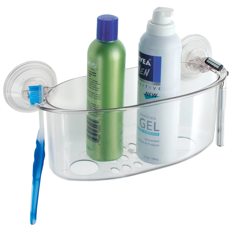 3 Powerlock Shower Basket - Clear