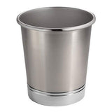Idesign Metal Waste Can Split -Grey