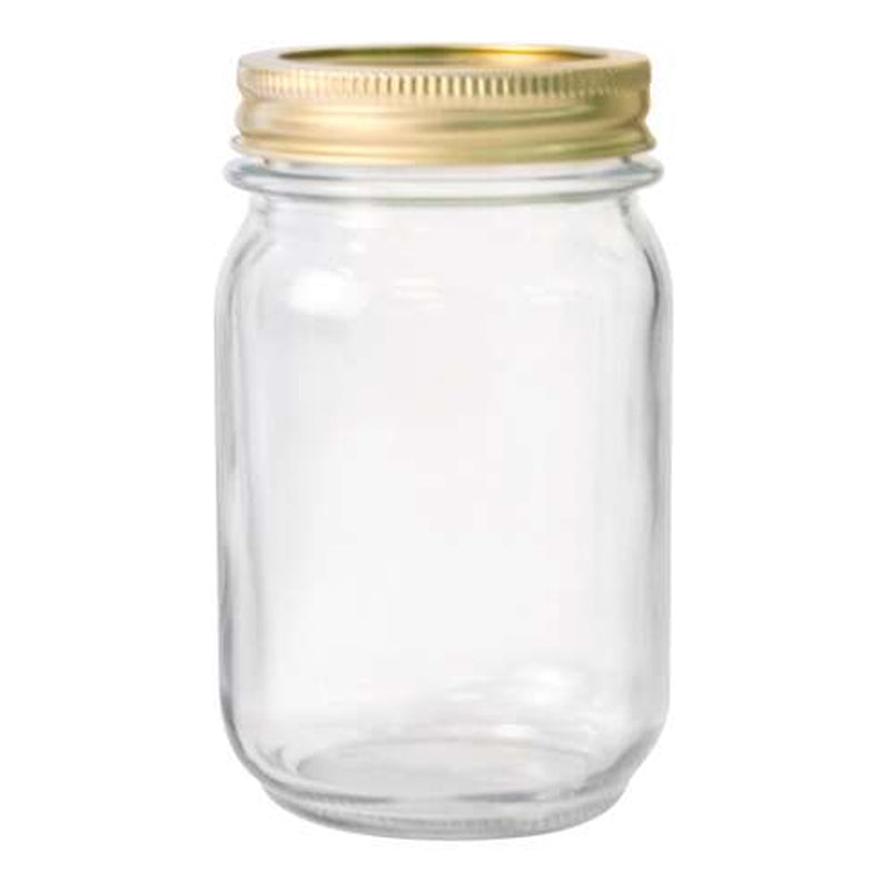 Anchor Canning Jar With Lid 1 Pint-Clear