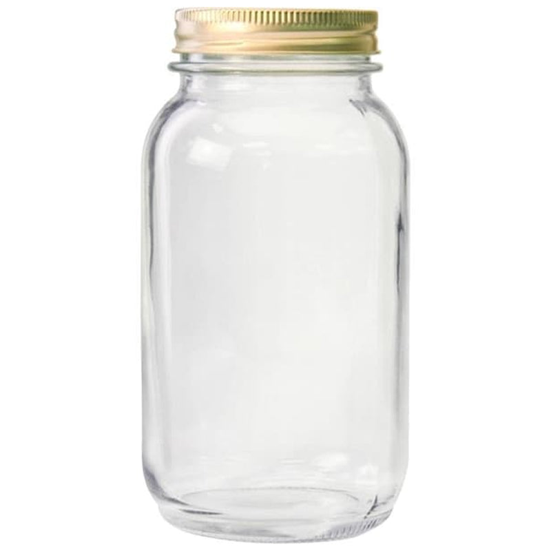 Anchor Canning Jar With Lid 1 Quart-Clear