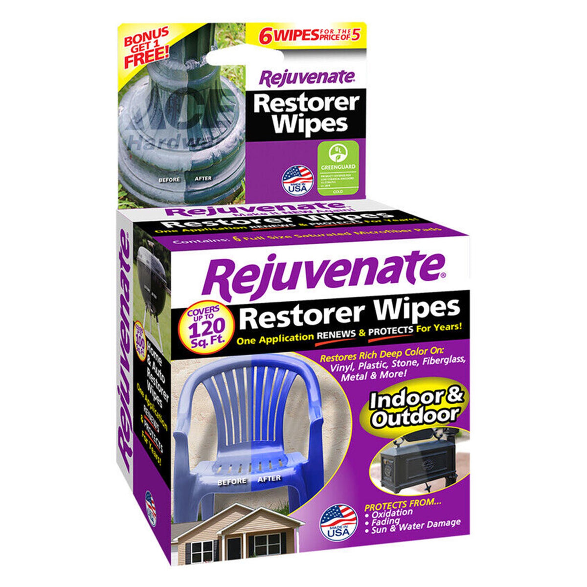 Pre-Saturated Restorer Wipes