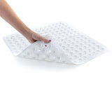 Square Shower Mat, White Color