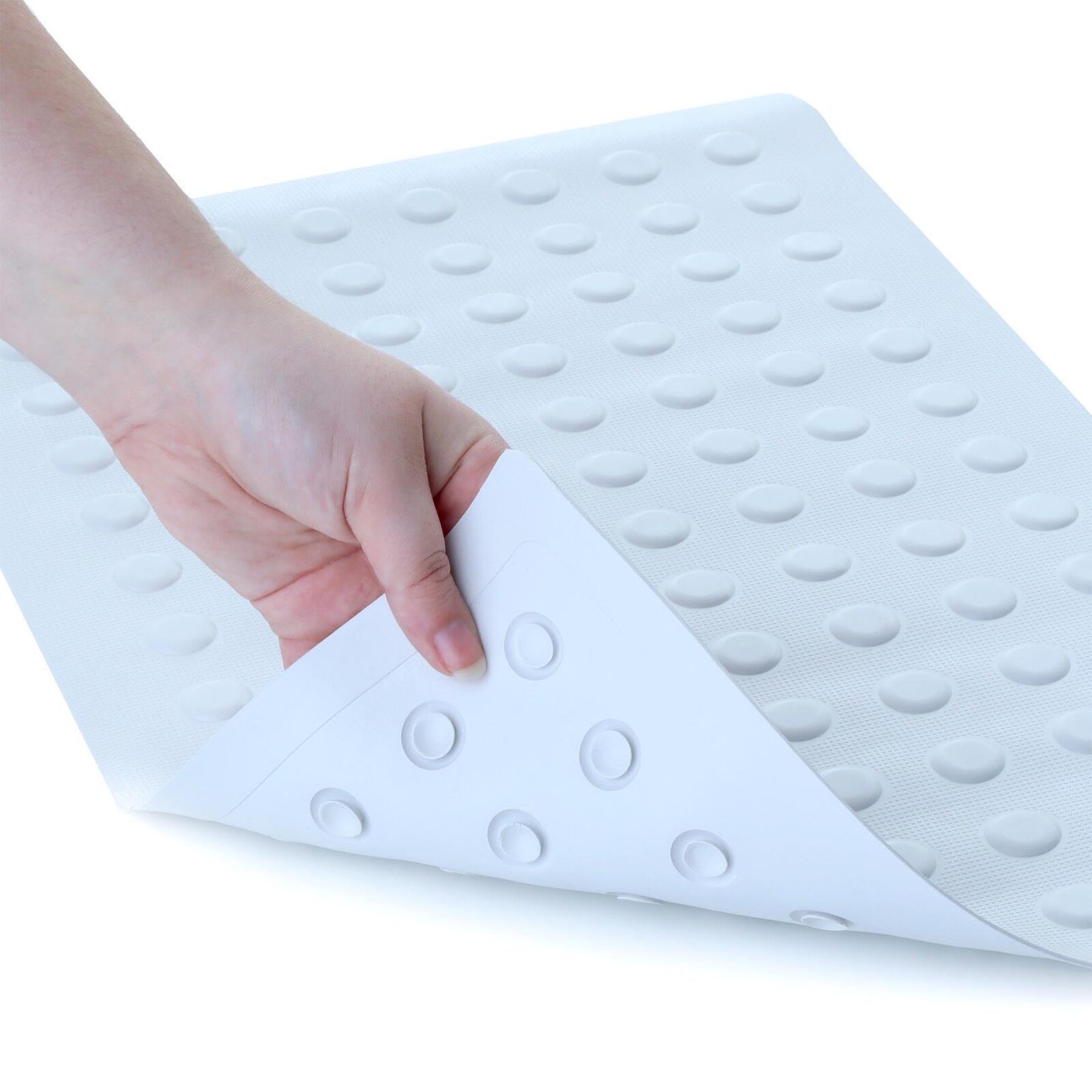 Medium Safety Bath Mat, White Color