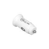 Power Delivery Fast Charge Usb-C Car Charger 3Amp - White