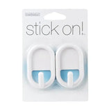 Idesign Self-Tall Hook – 2 Pieces-White