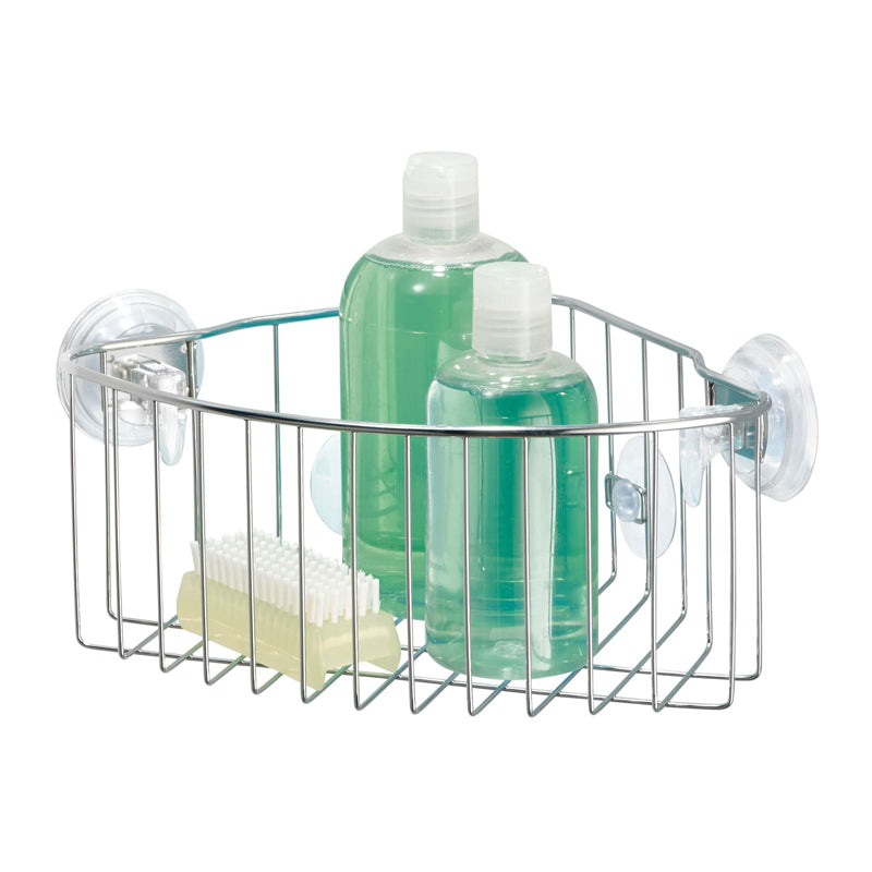Idesign Corner Basket Stainless -Reo Powerlock - Silver