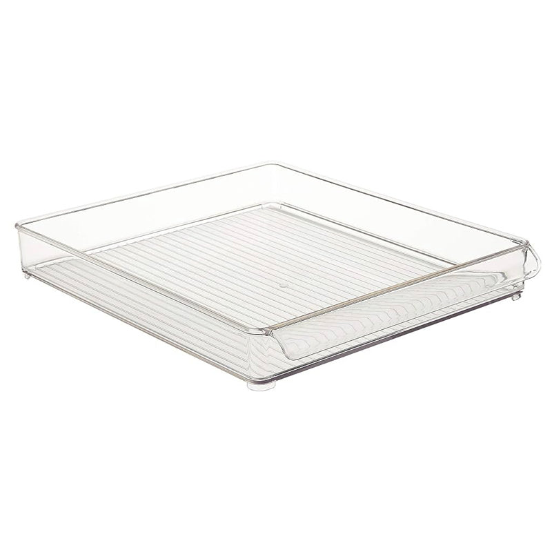 Idesign Fridge+Freeze Binz Tray 12"X2" - Transparent