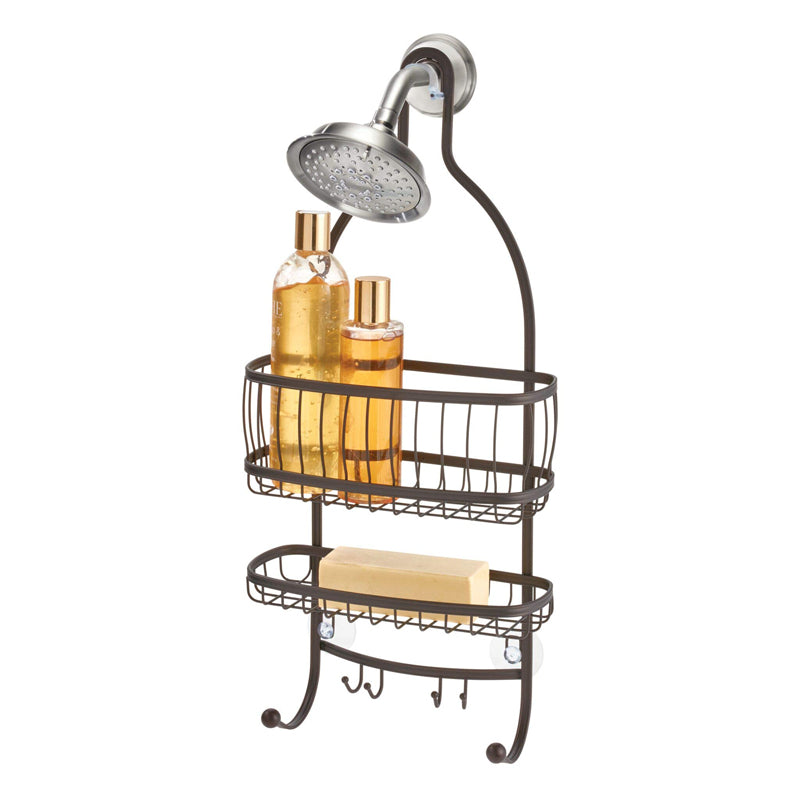 Idesign Shower Caddy 10X22" -York Lyra- Bronze