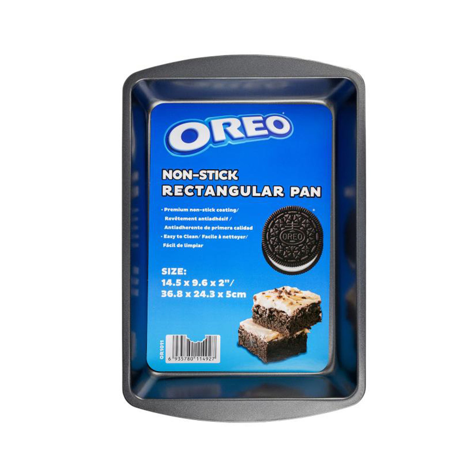 Oreo Non-Stick Rectangular Pan - 36.8 cm