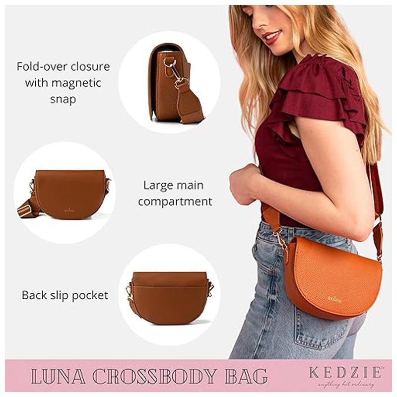 Luna Crossbody Stylish Bag - Brown