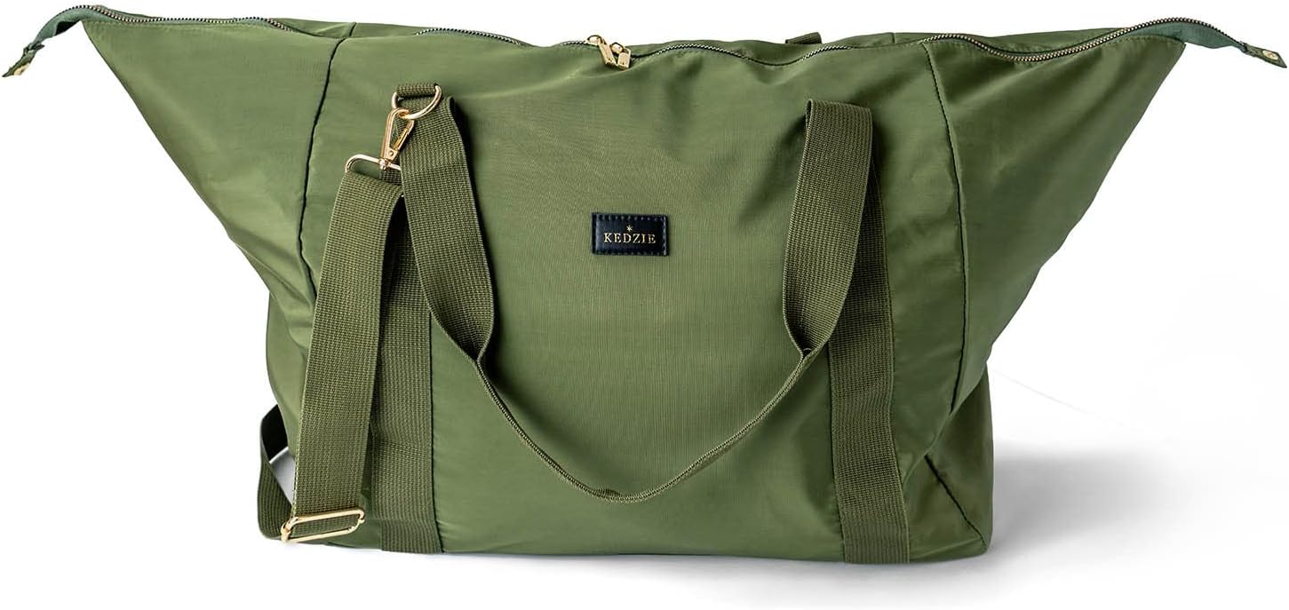 Kedzie  Foldable Duffle - Olive