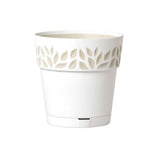 Deroma Leaf Pot 5.9 Inch - White