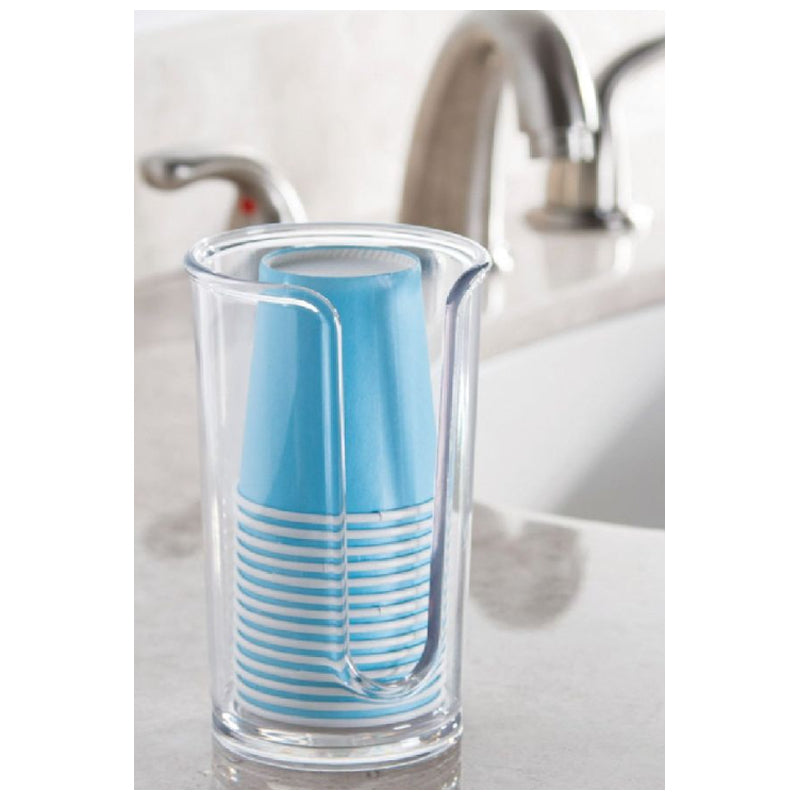 Idesign Disposable Cup Dispenser Clear -Clarity-Clear