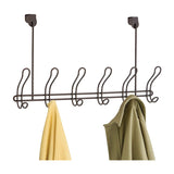 Overdoor 6 Hookrack -Classico - Black