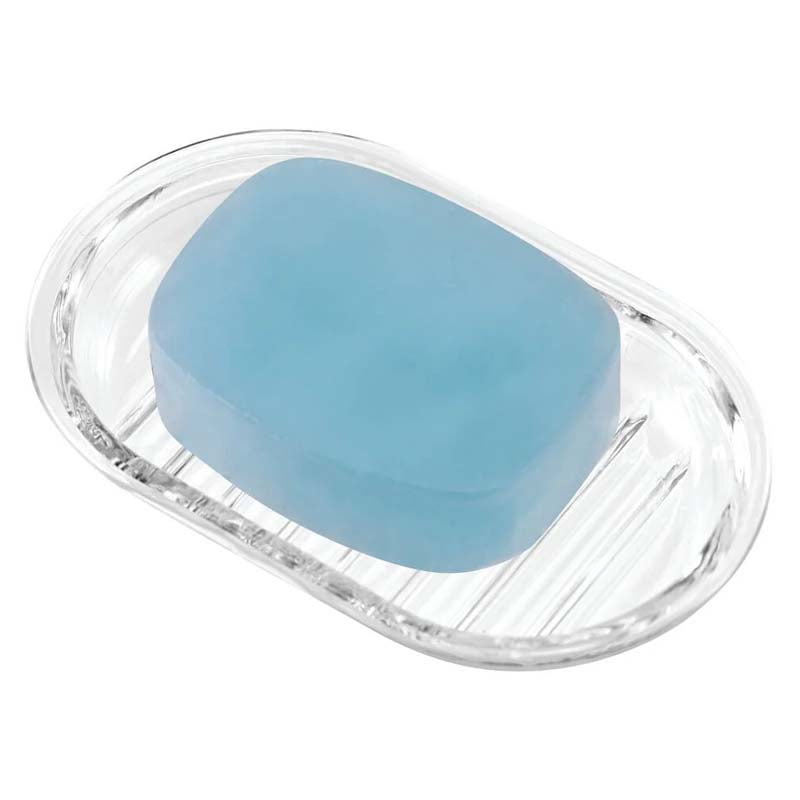 Soap Dish Round Clear