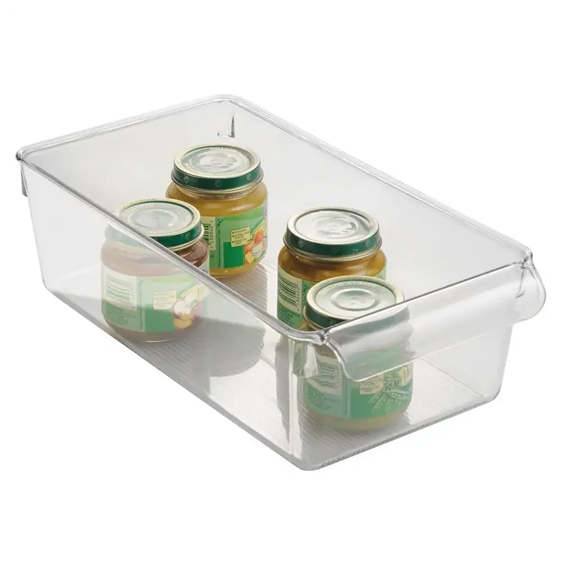 Plastic Fridge and Freezer Storage Organizer Bin with Handle