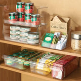 Plastic Fridge and Freezer Storage Organizer Bin with Handle