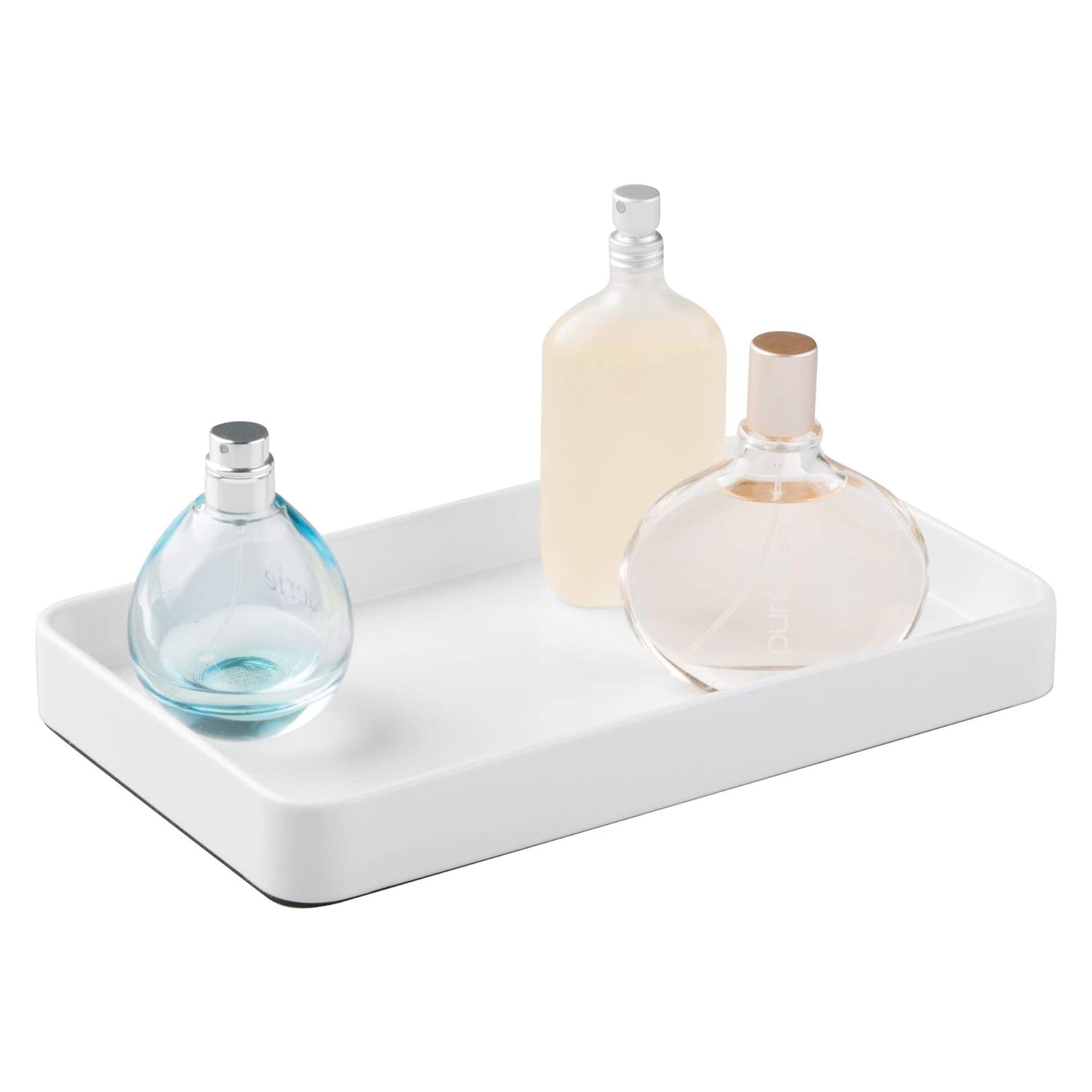 Stainless Steel Bathroom Tray for Towels 9.62" x 5.62" x 1.07" inches