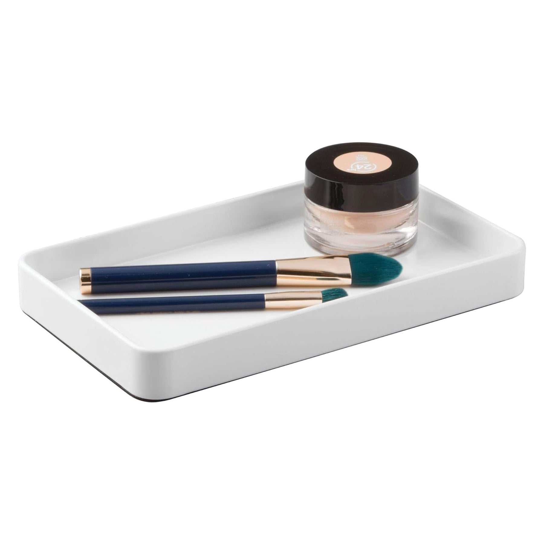 Stainless Steel Bathroom Tray for Towels 9.62" x 5.62" x 1.07" inches