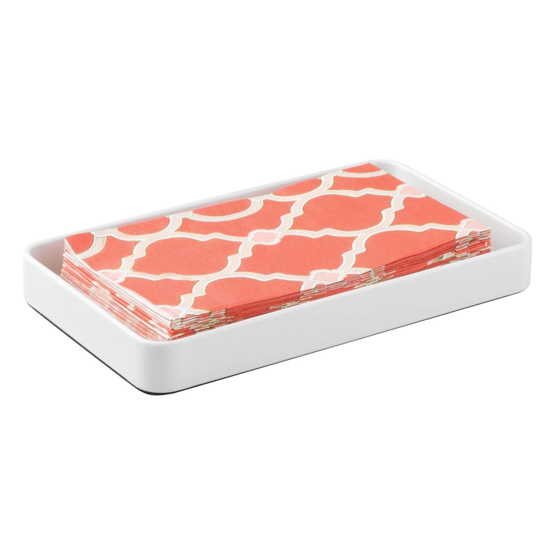 Stainless Steel Bathroom Tray for Towels 9.62" x 5.62" x 1.07" inches